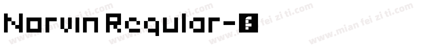 Norvin Regular字体转换